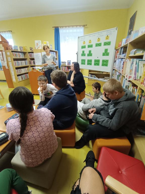 Návštěva knihovny, 13. 11. 2023