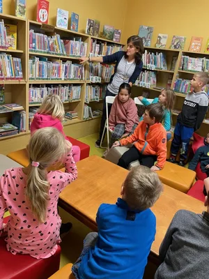 návštěva Městské knihovny, 20. 11. 2023