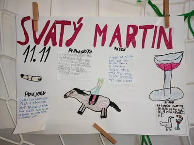 Projektová výuka - Svatý Martin, 10. 11. 2023