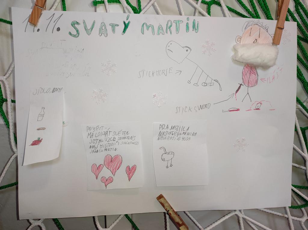 Projektová výuka - Svatý Martin, 10. 11. 2023
