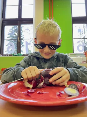 Bramborový salát ve 2. třídě, 13. 12. 2023