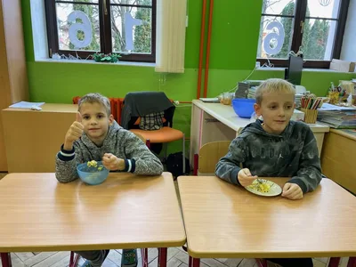 Bramborový salát ve 2. třídě, 13. 12. 2023