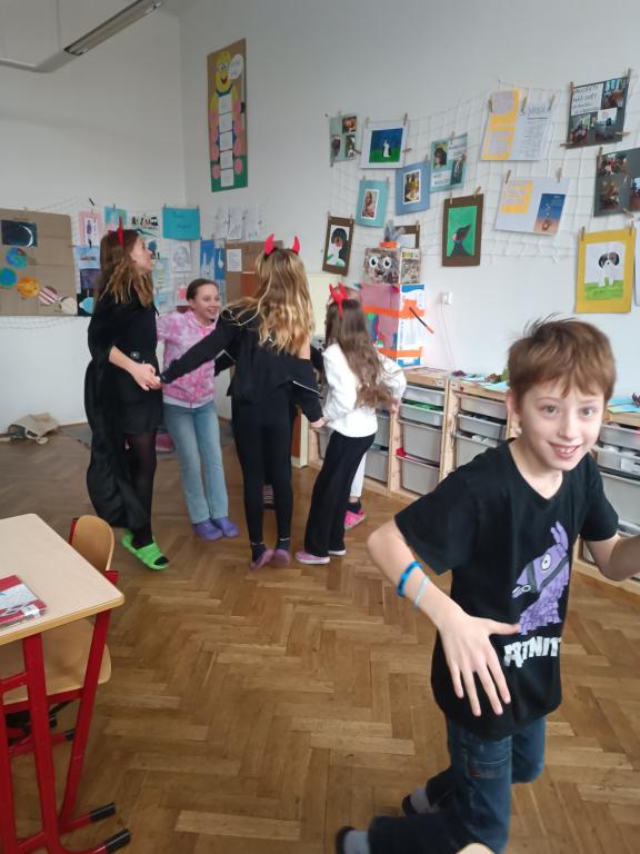 Mikuláš, čerti a andělé v 5. třídě, 5. 12. 2023