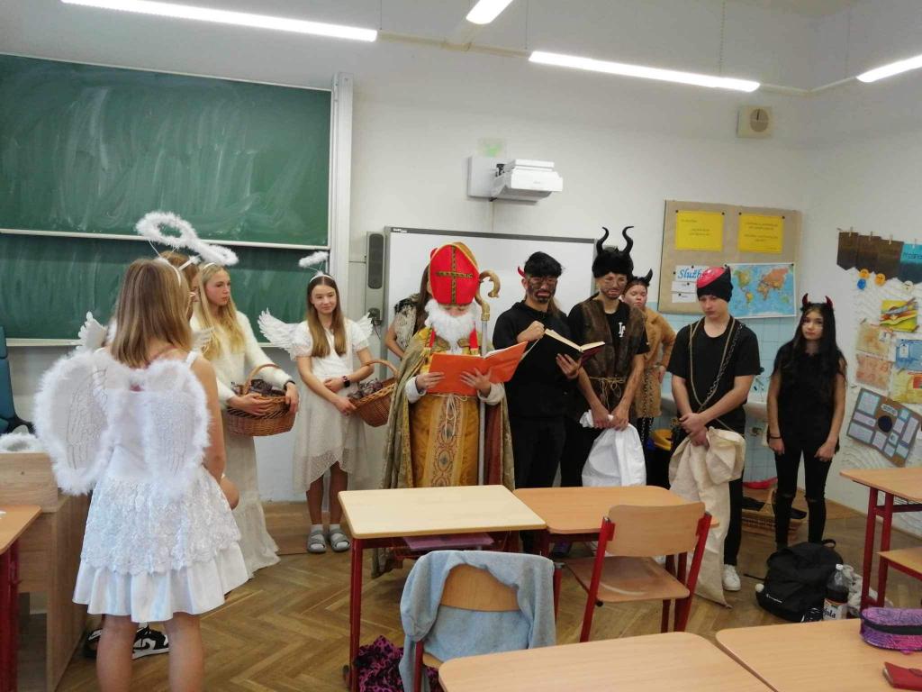 Mikulášská nadílka pro 1. stupeň, 5. 12. 2023