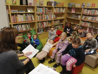Návštěva knihovny, 21. 12. 2023