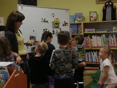 Návštěva knihovny, 21. 12. 2023