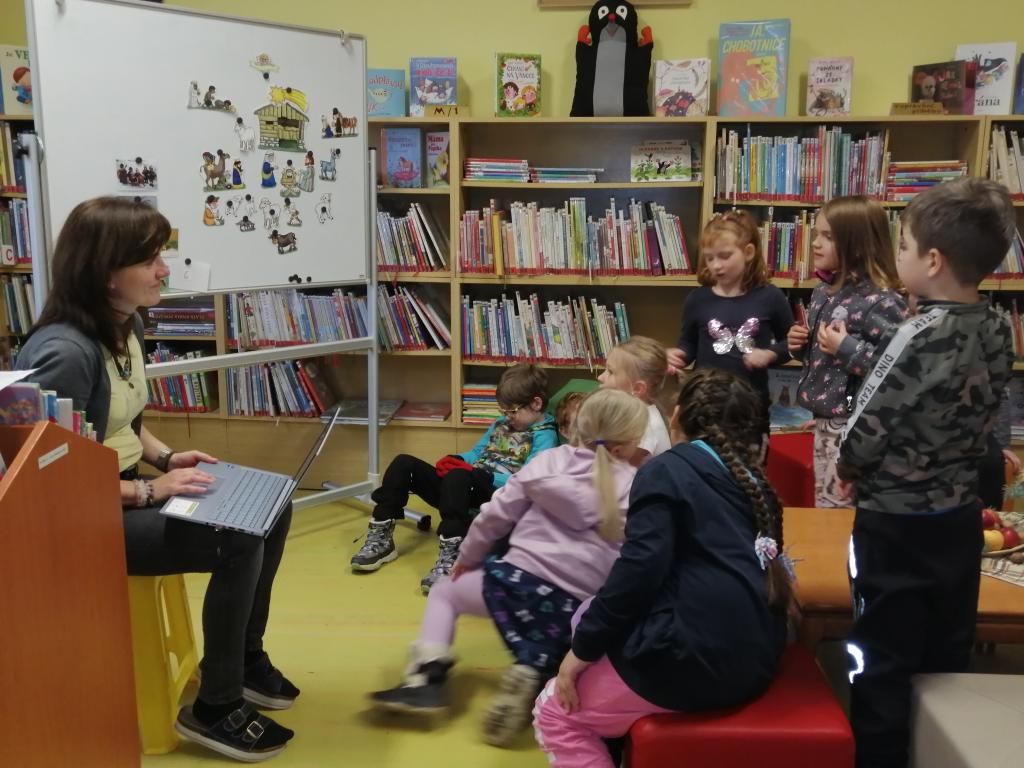 Návštěva knihovny, 21. 12. 2023