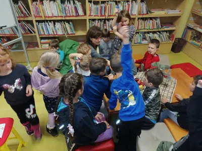 Návštěva knihovny, 21. 12. 2023