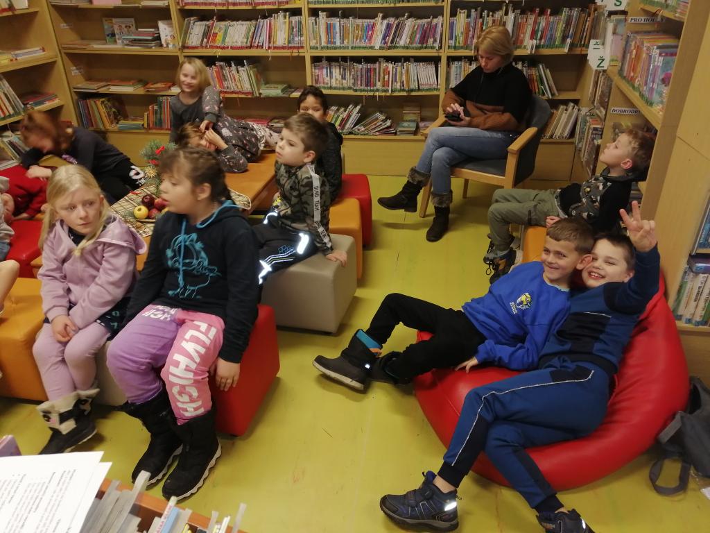 Návštěva knihovny, 21. 12. 2023