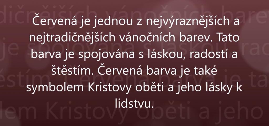 Školní adventní kalendář - červená, 14. 12. 2023