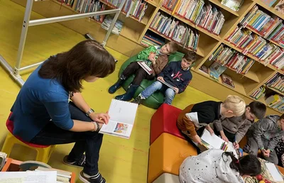 vánoční návštěva Městské knihovny, 14. 12. 2023