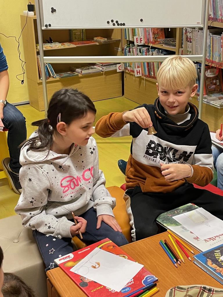 vánoční návštěva Městské knihovny, 14. 12. 2023