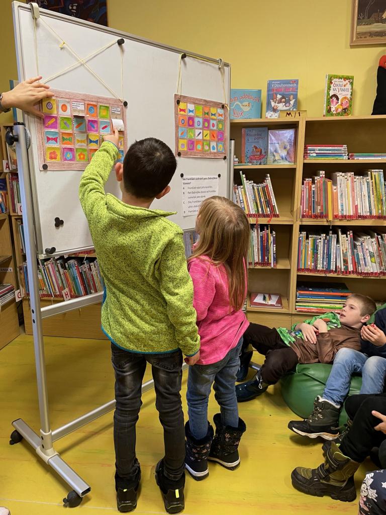 vánoční návštěva Městské knihovny, 14. 12. 2023