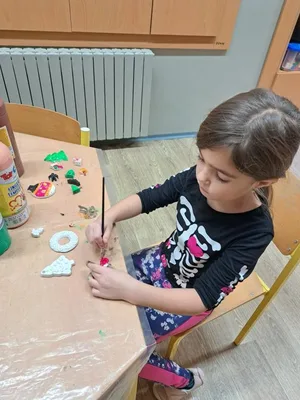 Vánoční sádrové odlitky, 13. 12. 2023