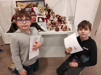 Výstava panenek, stáváme se potulnými kreslíři, 14. 12. 2023