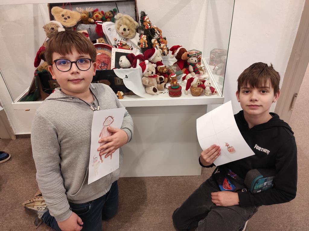 Výstava panenek, stáváme se potulnými kreslíři, 14. 12. 2023