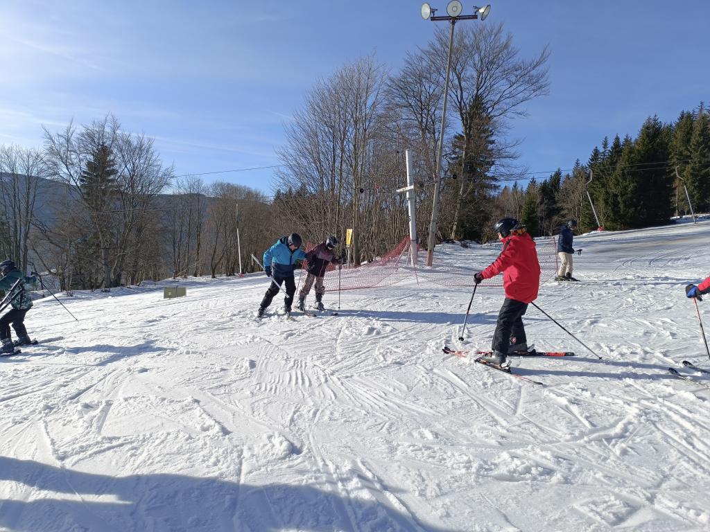 Lyžařský výcvik - den druhý, 29. 1. 2024