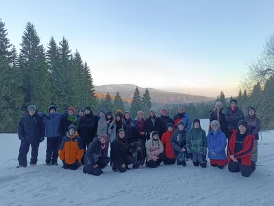 Lyžařský výcvik - den první, 28. 1. 2024