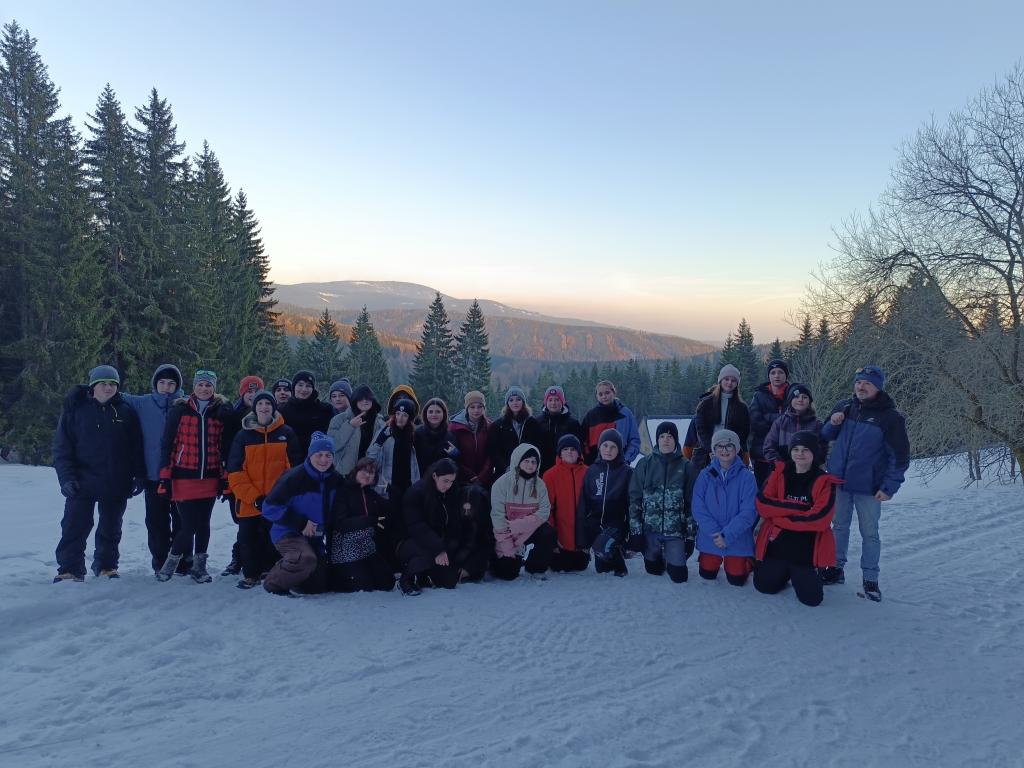 Lyžařský výcvik - den první, 28. 1. 2024