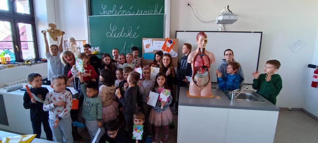 Projekt Lidské tělo pokračuje s dalšími předškoláky, 30. 1. 2024