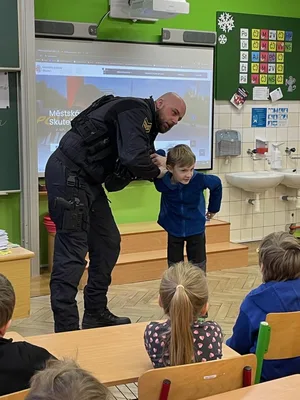 beseda s městskou policií, 5. 2. 2024