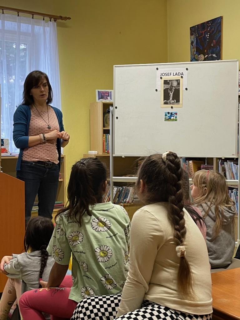 návštěva Městské knihovny, 22. 2. 2024