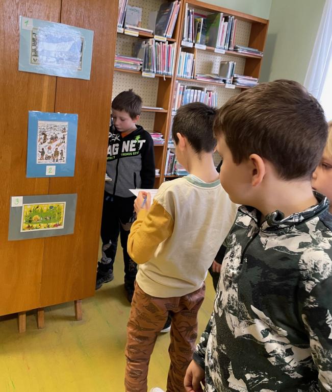 návštěva Městské knihovny, 22. 2. 2024