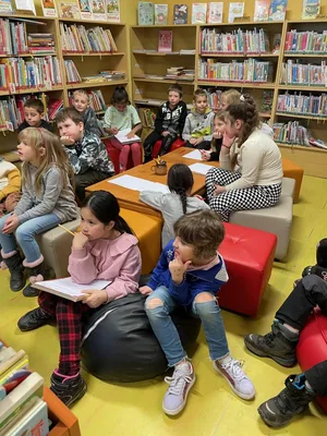 návštěva Městské knihovny, 22. 2. 2024