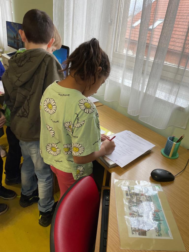 návštěva Městské knihovny, 22. 2. 2024