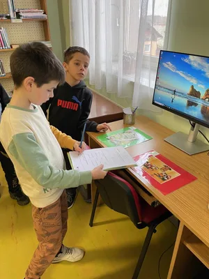návštěva Městské knihovny, 22. 2. 2024