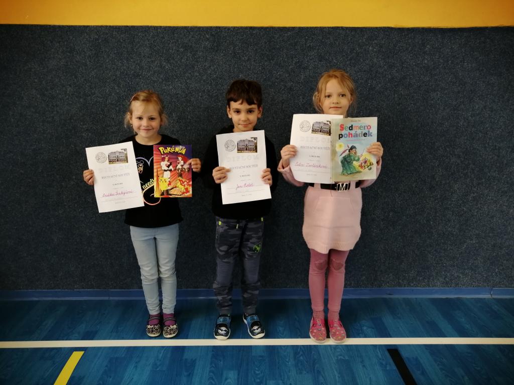 Školní prvostupňové kolo recitační soutěže, 27. 2. 2024
