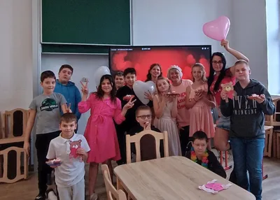 Valentýnská oslava v 5. třídě, 14. 2. 2024
