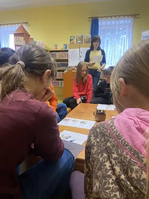 Návštěva Městské knihovny, 1. 3. 2024