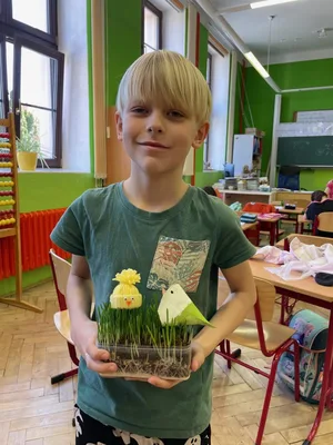 Spokojené velikonoční svátky přeje 2. třída, 27. 3. 2024