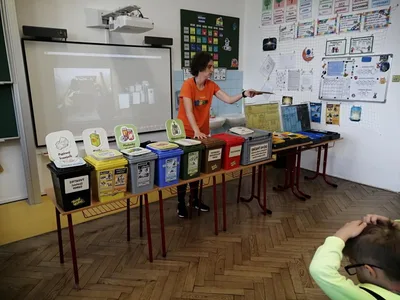 Ekologická výchova - přednáška - Tonda Obal na cestách, 8. 4. 2024