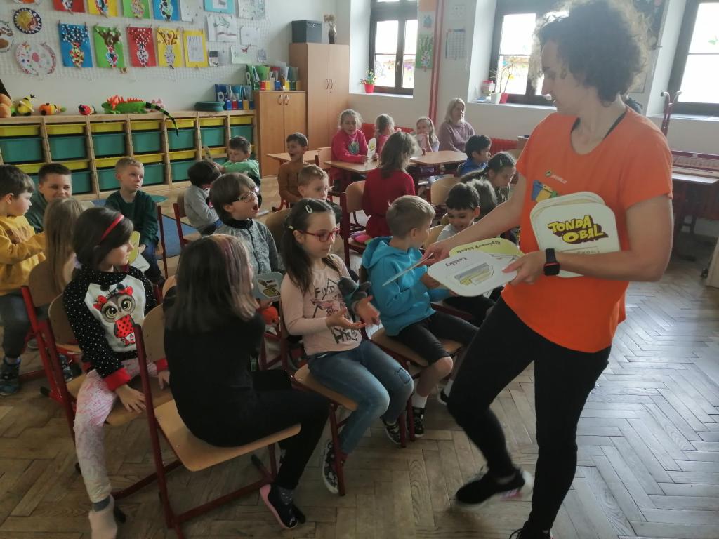 Ekologická výchova - přednáška - Tonda Obal na cestách, 8. 4. 2024