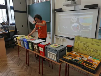 Ekologická výchova - přednáška - Tonda Obal na cestách, 8. 4. 2024