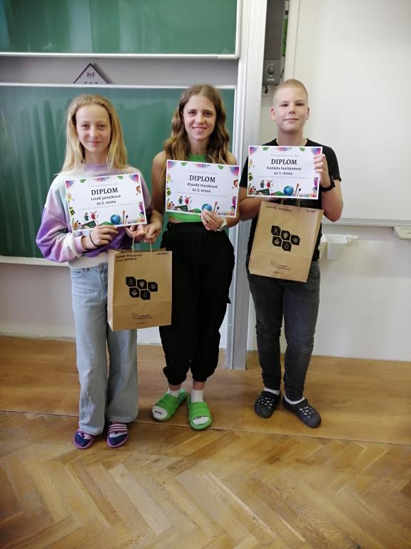 Naše úspěchy: 1. a 3. místo ve Výtvarné soutěži s přírodovědným zaměřením na téma: Sopky Železných hor, 19. 4. 2024