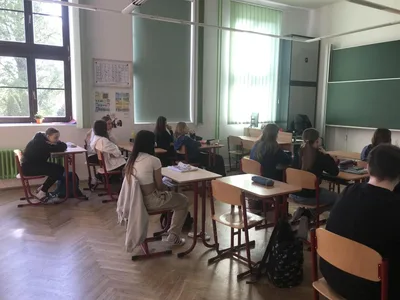 Přednáška Policie ČR na téma právní povědomí, delikty mladistvých, trestní odpovědnost mladistvých, 23. 4. 2024
