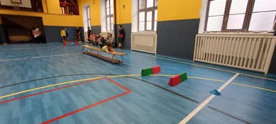 Společný tělocvik se 4.A, 10. 4. 2024