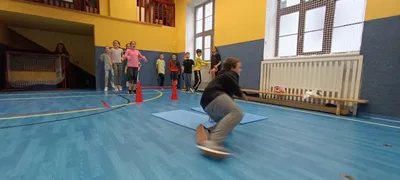 Společný tělocvik se 4.A, 10. 4. 2024
