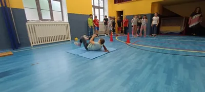 Společný tělocvik se 4.A, 10. 4. 2024