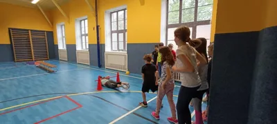 Společný tělocvik se 4.A, 10. 4. 2024