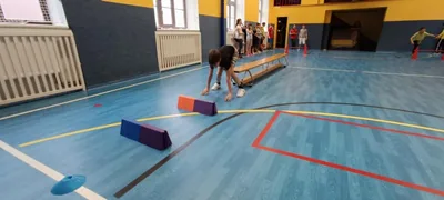 Společný tělocvik se 4.A, 10. 4. 2024