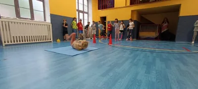 Společný tělocvik se 4.A, 10. 4. 2024