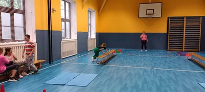 Společný tělocvik se 4.A, 10. 4. 2024