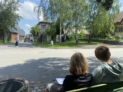 VV - kresba tužkou v terénu, 28. 5. 2024