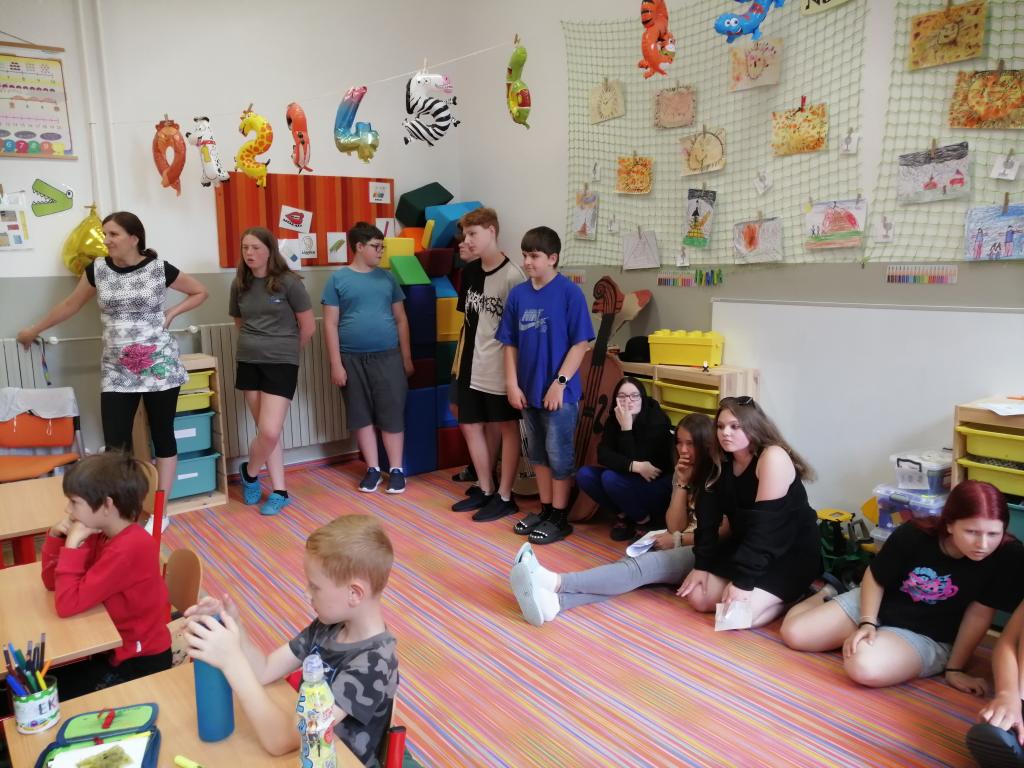 Divadelní představení od našich sedmáků - Král Lávra, 24. 6. 2024