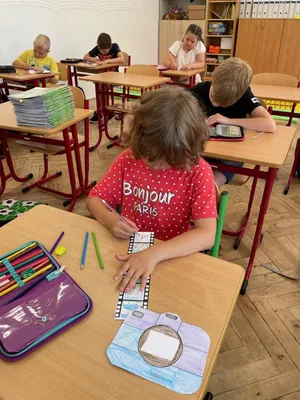 "Fotografování" ve druhé třídě, 19. 6. 2024