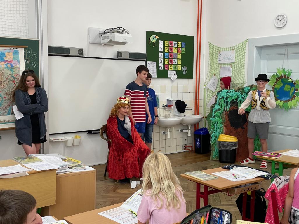 Král Lávra v podání spolužáků ze 7. třídy, 24. 6. 2024